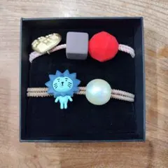 ヘアゴム ヘアアクセサリー 髪留め 髪飾り ファッション キッズ 2種セット