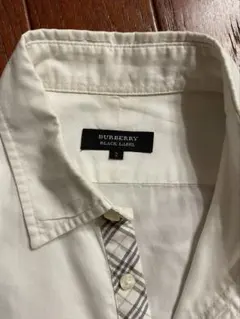BURBERRY BLACK LABEL 半袖シャツ ホワイト サイズ2のサムネイル