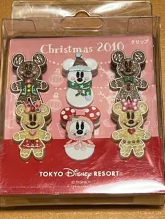 東京ディズニーリゾート　2010年　クリスマス　クリップセット（６個入り）