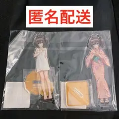 未開封 2点セット 夏色まつり 極楽湯 アクリルスタンド 6弾 フロあがり 浴衣