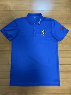 SRIXON 東北福祉大学ゴルフ部 公式ポロシャツ ブルー L ※非売品のサムネイル