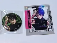 呪術廻戦 禪院真希 缶バッジ　ホロステッカー