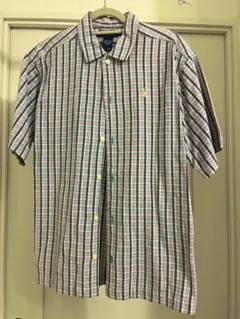 ポロバイラルフローレン 半袖チェックシャツ