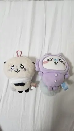 ちいかわ パジャマパーティーなぷちミニマスコット モモンガ　ラッコ