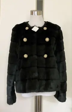 ファーコート 黒