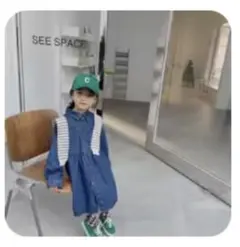 韓国服　デニムワンピース　子供服　女の子　100
