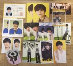 なにわ男子　長尾謙杜　ソロカード　厚紙　学生証　コイスルヒカリ