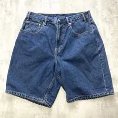 thisisneverthat デニムハーフパンツ M ワイド ショーツ 韓国のサムネイル