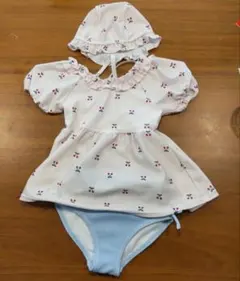 petit main女の子 プティマイン 水着 チェリー 110cm