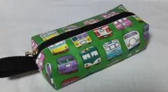★値下げ【ハンドメイド】ペンケース(ラミネート)電車