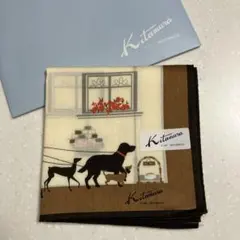 (新品) Kitamura ハンカチ 犬 モチーフ