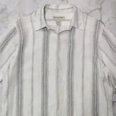 90s 00s BANANA REPUBLIC　リネンシャツ　リネン100%