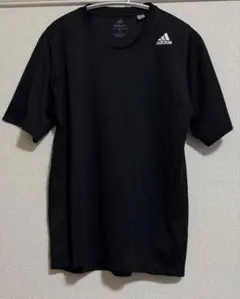 adidas エアロレディ Tシャツ　スポーツシャツ　半袖　ブラック　Lサイズのサムネイル