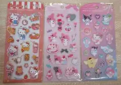 正規品　サンリオ　ジュエルマシュマロステッカーズ 3種まとめ売り