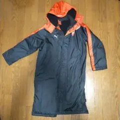 PUMA フード付き　ベンチコート 160サイズ 黒・赤