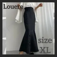 Louere ⭐︎ フラワージャガードハイウエストマーメイドスカート