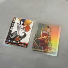 【最終】ハイキュー バボカ 孤爪研磨 サイン入り 日向翔陽 R 2枚セット