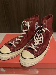 【未使用品】converse ct70 オールスタースウェード　バーガンディー
