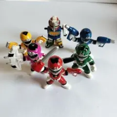 バンダイ BANDAI 当時物 激走戦隊カーレンジャー 5セット ソフビ絶版
