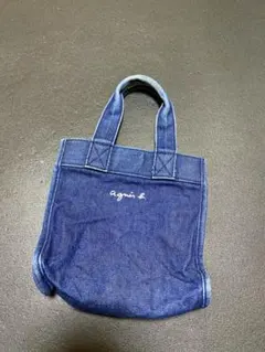 agnes.bアニエスベー　デニムミニトートバッグ