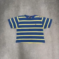 90s Ralph Lauren border 短丈 Tシャツ cityboy