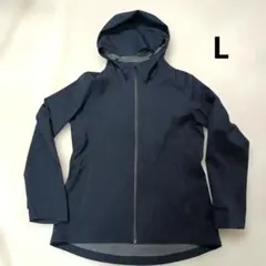 UNIQLO ブロックテックパーカー/3Dカット　☆極美品☆　ネイビー　Lサイズ