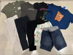 男の子　9点まとめ売り　トップス　ズボン　セット売り