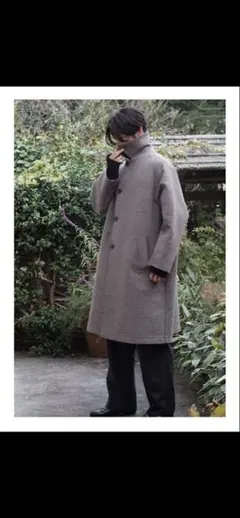 23AW MAATEE&SONS 二重織 BALMACAAN COAT - メルカリ