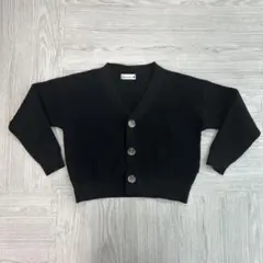 ブランシェス 【男女兼用】スポンディッシュカーディガン Sサイズ　ブラック