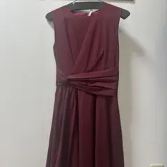 パーティードレス　ワインレッド　赤　サイズ38