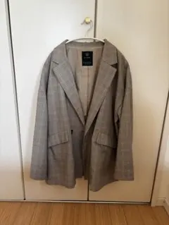 wcloset チェック柄 テーラードジャケット