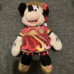 ミニーマウス ぬいぐるみ ディズニー 35周年ミニー　ぬいぐるみバッジ