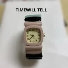 TIME WILL TELL バングル腕時計　稼働中のサムネイル