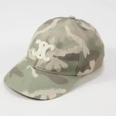 Celine 迷彩 キャップ 帽子 カモフラ トリオンフ セリーヌ M cap