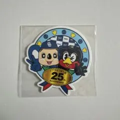 ドアラ　つば九郎 25周年　ステッカー