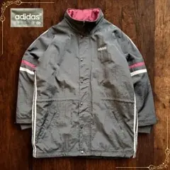 90s old adidas オールドアディダス ナイロンジャケット 中綿コート