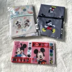 ディズニーファンオリジナルエコバッグ マルチケース3点セット　ミッキーミニー