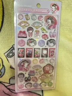 【正規品】ボンボンドロップ シール　和柄　舞妓