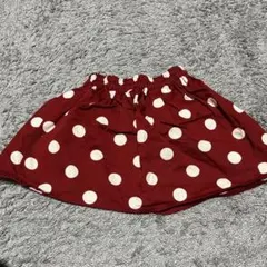 ミニーちゃん　スカート　水玉