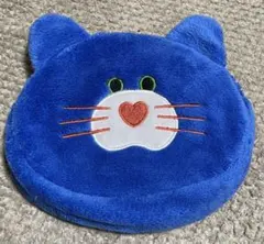 【mojojojo 】Nicky顔ポーチ 青