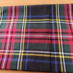 チェック柄の綿生地