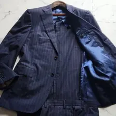 美品✨XL相当 Paul Stuart ポールスチュアート スーツ ストライプのサムネイル