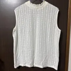 ⭐️再値下げ‼️GU レースノースリーブ　LLサイズ新品未使用
