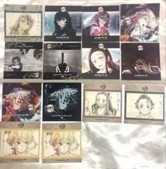 鬼滅の刃 ポストカード 型コースター 14枚セット 刀鍛冶、遊郭編