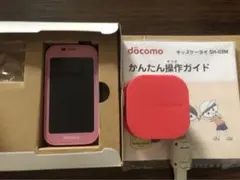 docomo キッズケータイ SH-03M ピンク 本体 ブザー用ストラップなしのサムネイル