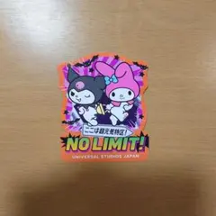 ユニバーサルスタジオジャパン　シール　マイメロディとクロミちゃん