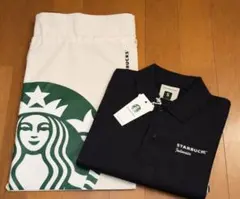【海外限定】STARBUCKS ポロシャツ Sサイズ 未使用 袋付き
