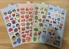 たまごっちシール4種セット 立体シール 3Dシール ぷくぷくシール