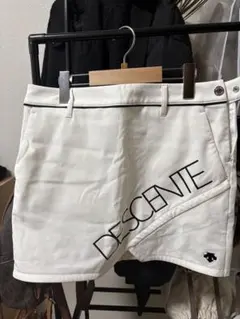 DESCENTE レディース ゴルフスカート ホワイトのサムネイル