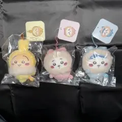 ① ちいかわ　フッサフサなパジャママスコット　ちいかわ　ハチワレ　うさぎセット